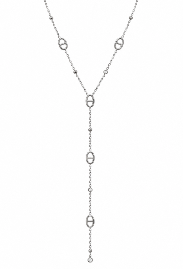 Iris — Collier Y Maillons Grain de Café