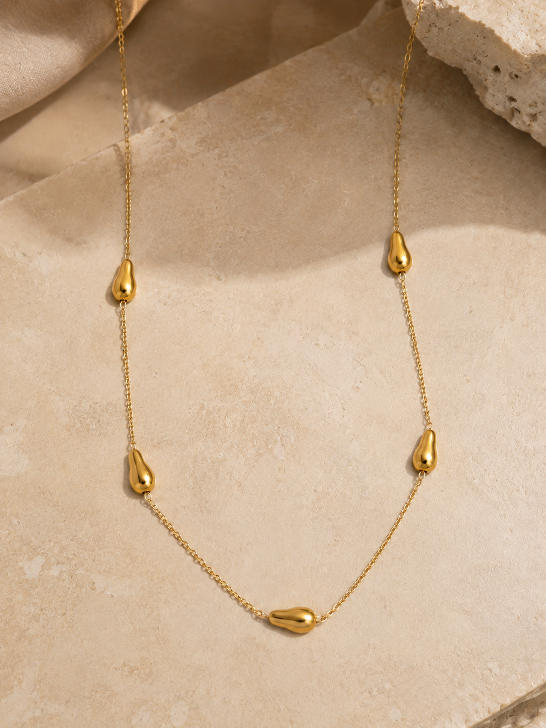 Livia — Collier Gouttes Sculptées